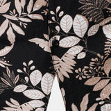 Summer Beach Tropical Leaves Print Short Sleeve Shirt