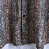 Vintage-Style Short-Sleeve Button-Up Summer Shirt
