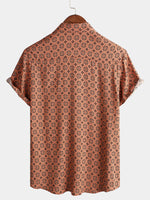 Vintage Button-Up Short Sleeve Shirt