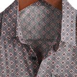 Men's Shirt Short Sleeve Cotton with Buttons