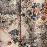 Button-Up Vacation Short Sleeve Shirt with Floral Print