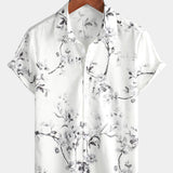 Button-Up Hawaiian Summer Floral Shirt