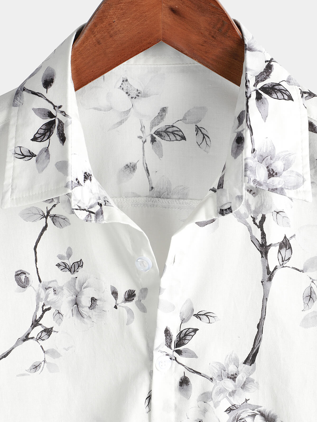 Button-Up Hawaiian Summer Floral Shirt