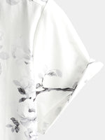 Button-Up Hawaiian Summer Floral Shirt