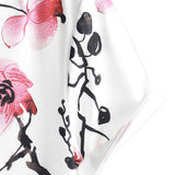 Summer Shirt with Short Sleeves in Pink Flowers for Men