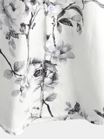Button-Up Hawaiian Summer Floral Shirt