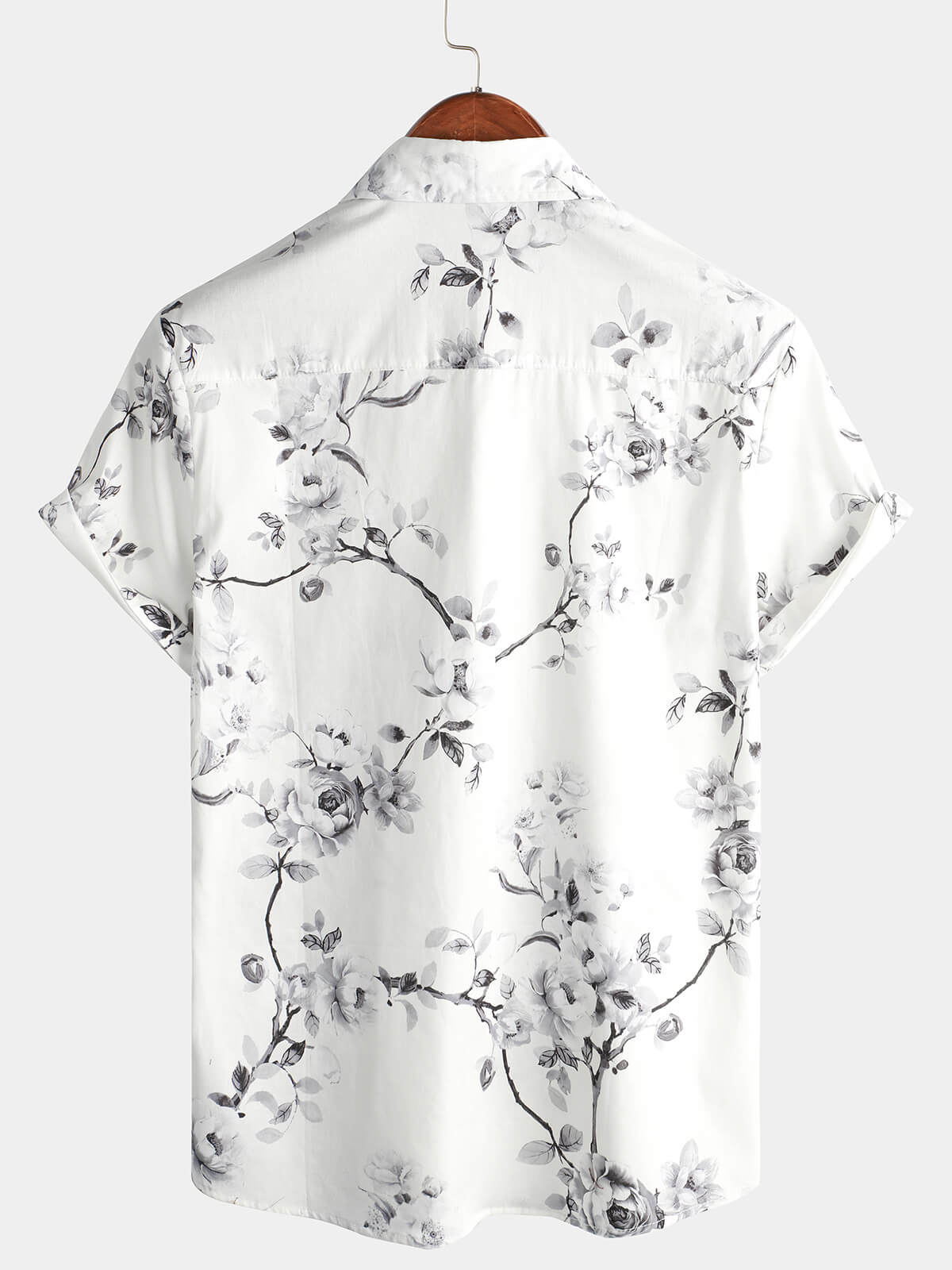 Button-Up Hawaiian Summer Floral Shirt