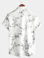 Button-Up Hawaiian Summer Floral Shirt