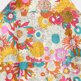 Hawaiian Short-Sleeve Shirt with Fresh Flowers