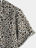 Short-Sleeve Leopard Print Rock Shirt