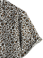 Men's Leopard Print Short-Sleeve Shirt