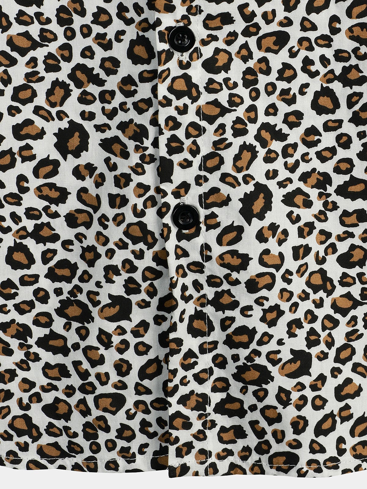 Short-Sleeve Leopard Print Rock Shirt