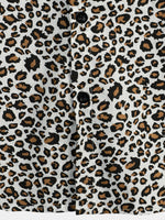 Short-Sleeve Leopard Print Rock Shirt