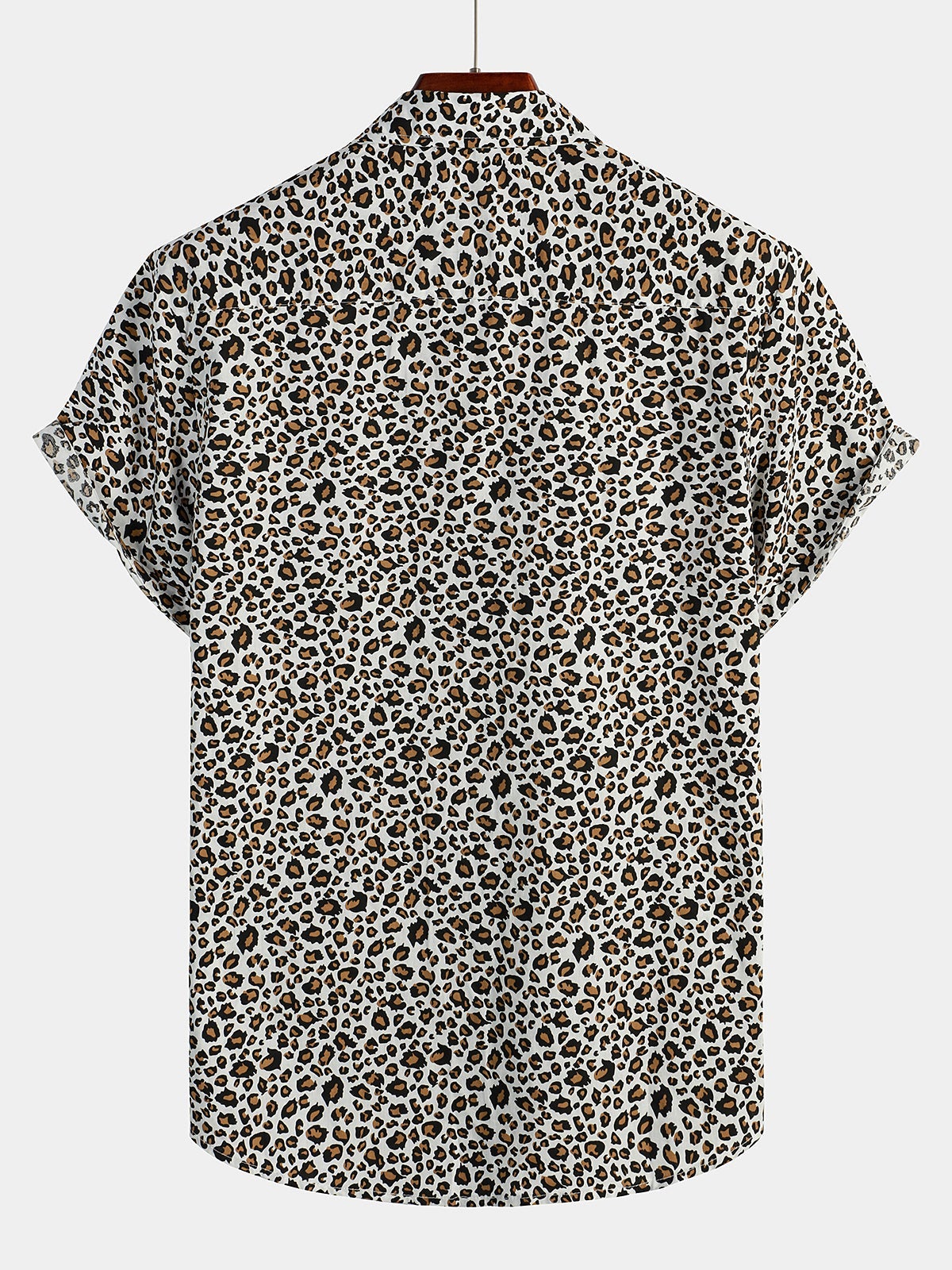 Short-Sleeve Leopard Print Rock Shirt