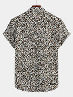 Short-Sleeve Leopard Print Rock Shirt