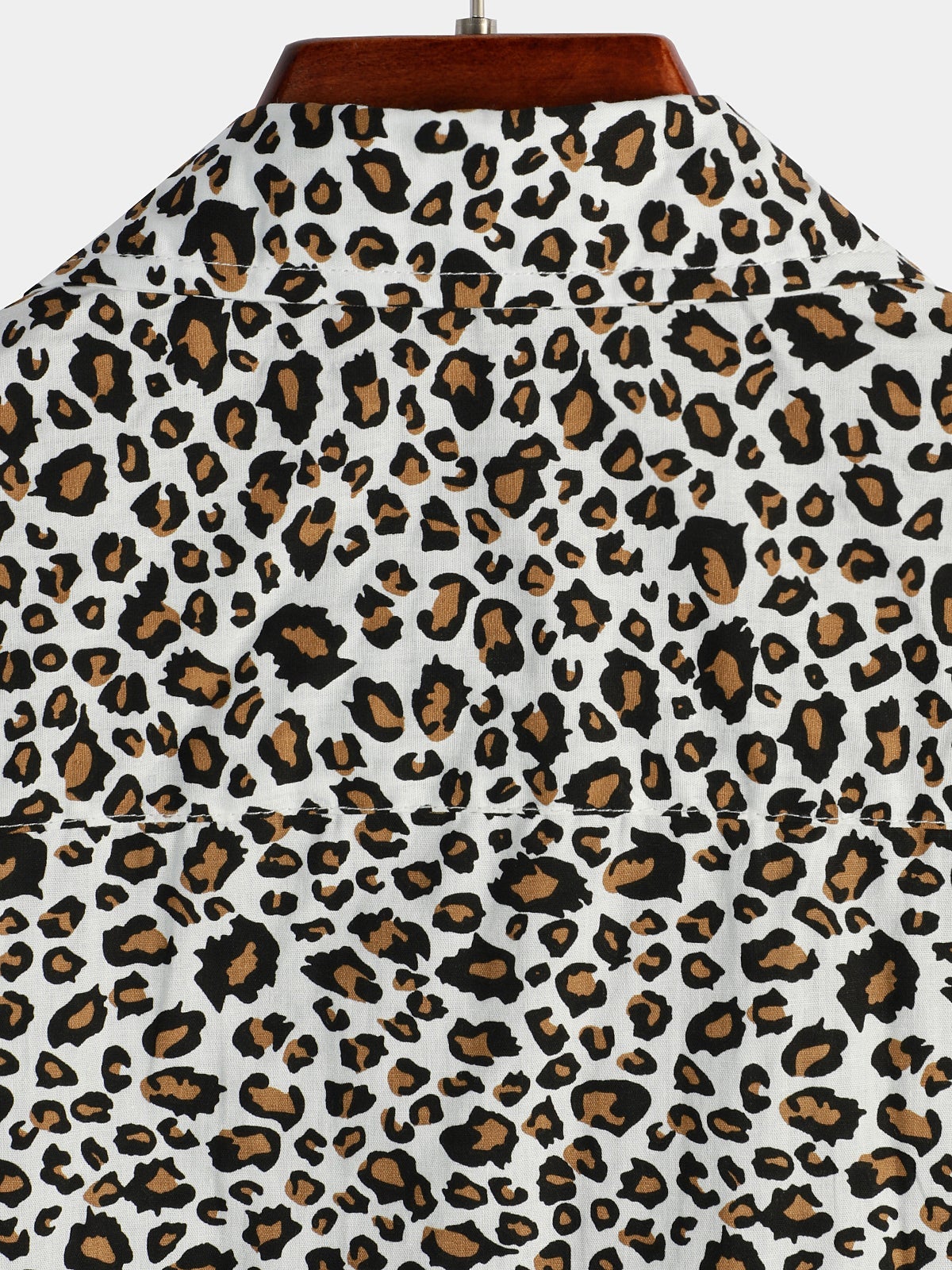 Short-Sleeve Leopard Print Rock Shirt