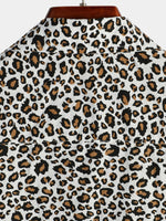 Short-Sleeve Leopard Print Rock Shirt