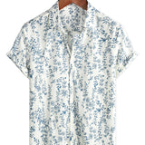 Summer Cotton Short Sleeve Shirt for Men