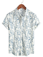 Summer Cotton Short Sleeve Shirt for Men