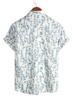 Summer Cotton Short Sleeve Shirt for Men
