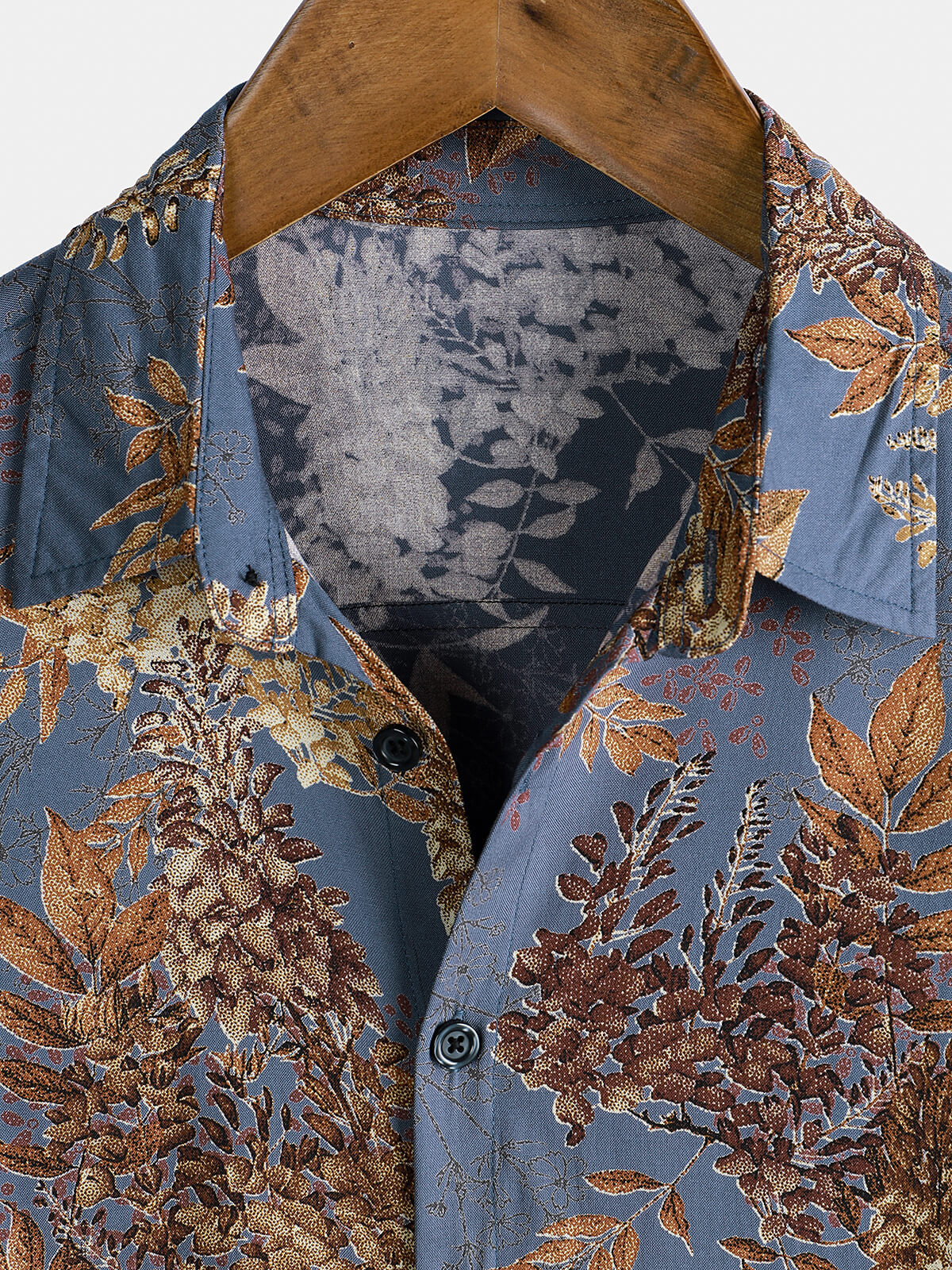 Short-Sleeve Summer Shirt with Retro Print
