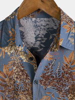 Short-Sleeve Summer Shirt with Retro Print