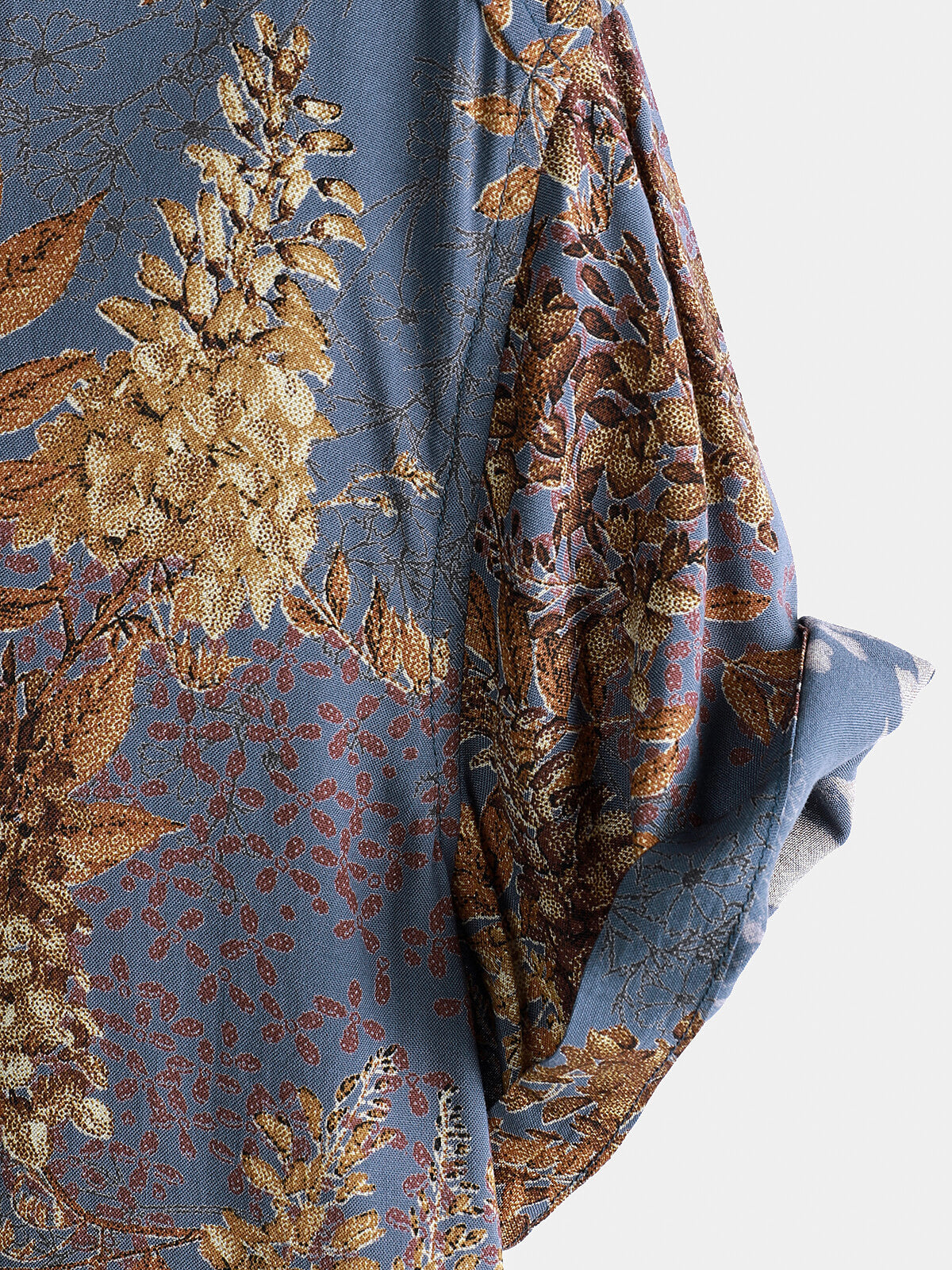 Short-Sleeve Summer Shirt with Retro Print