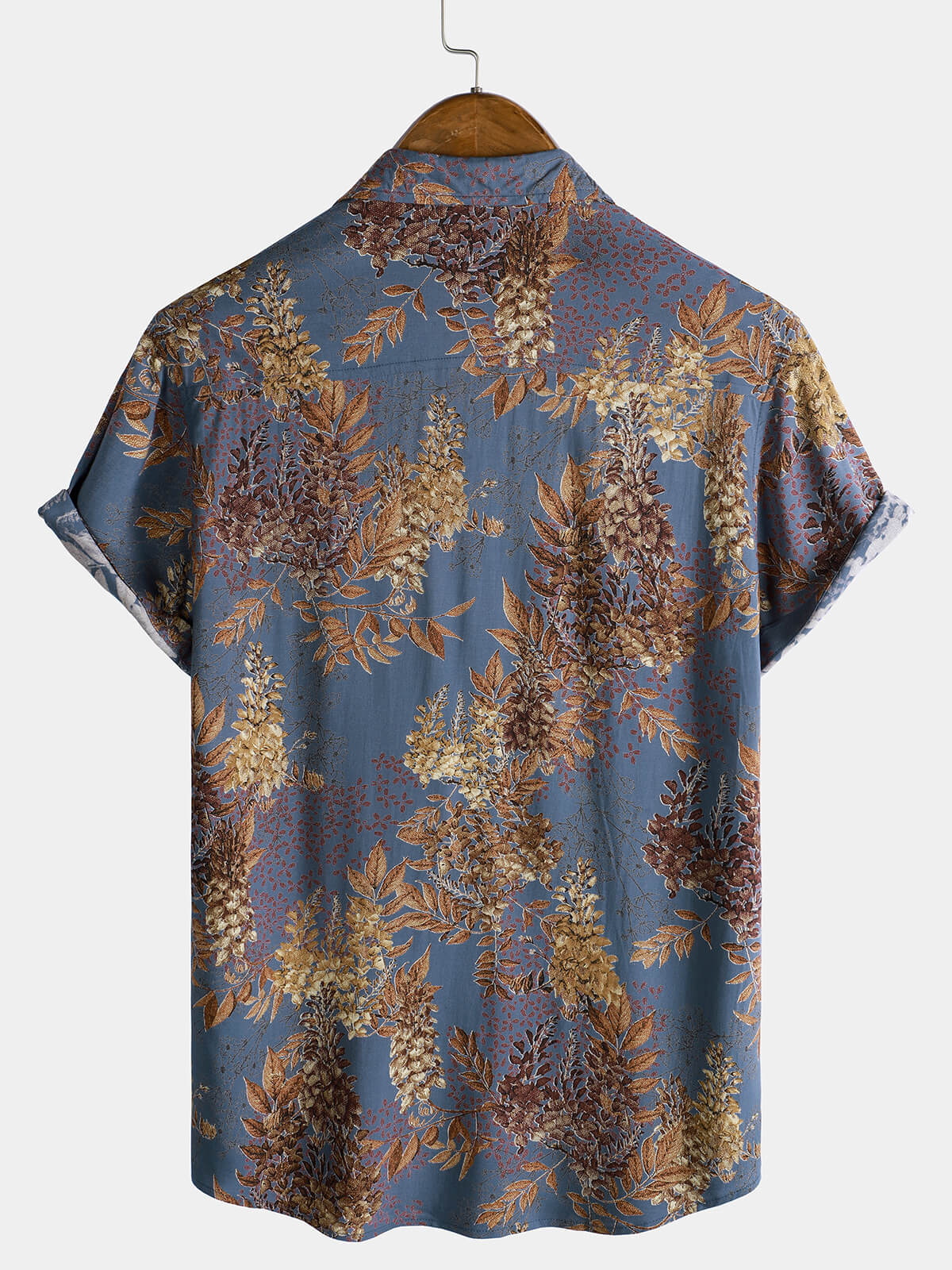 Short-Sleeve Summer Shirt with Retro Print