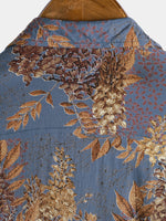Short-Sleeve Summer Shirt with Retro Print