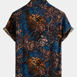Retro Floral Getaway Shirt, Short Sleeves