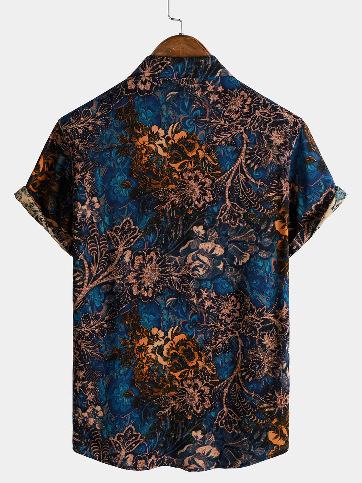 Retro Floral Getaway Shirt, Short Sleeves