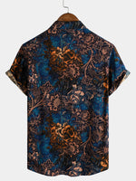 Retro Floral Getaway Shirt, Short Sleeves
