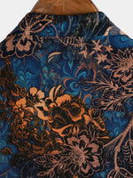 Retro Floral Getaway Shirt, Short Sleeves