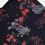 Elegant Floral Shirt, Short Sleeves