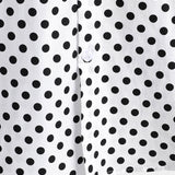 Summer Casual Polka Dot Short-Sleeve Shirt with White Pocket