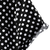 Men's Summer Short-Sleeve Shirt with Black Dots