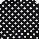 Summer Casual Polka Dot Short-Sleeve Shirt with Black Pocket