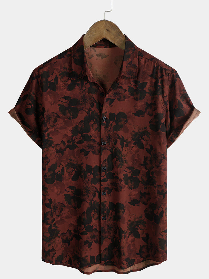 Vintage Floral Vacation Shirt