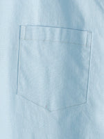 Solid Color Short-Sleeve Shirt
