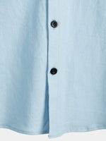 Solid Color Short-Sleeve Shirt