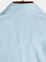 Solid Color Short-Sleeve Shirt