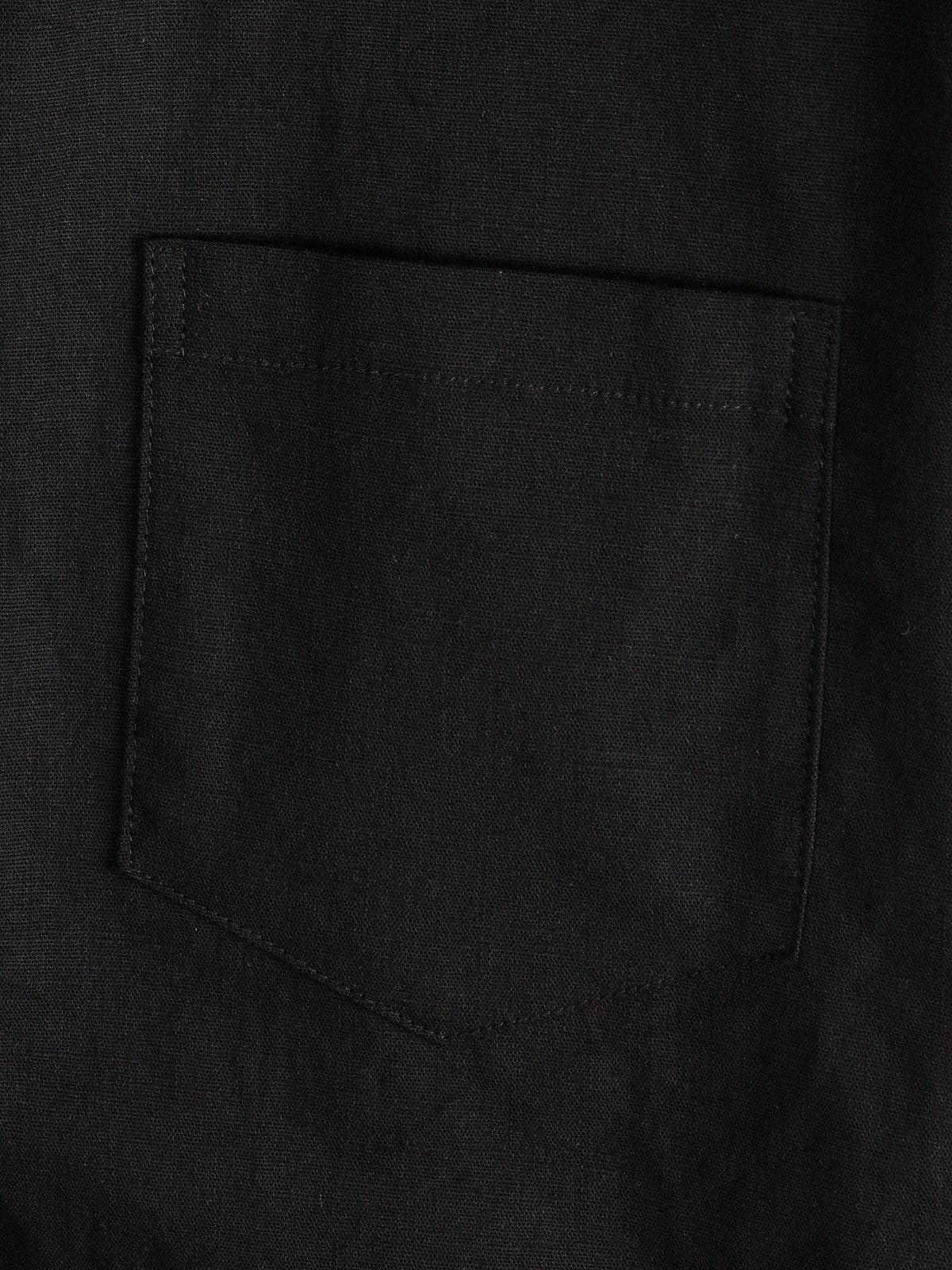 Solid Color Short-Sleeve Shirt
