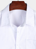 Solid Color Short-Sleeve Shirt