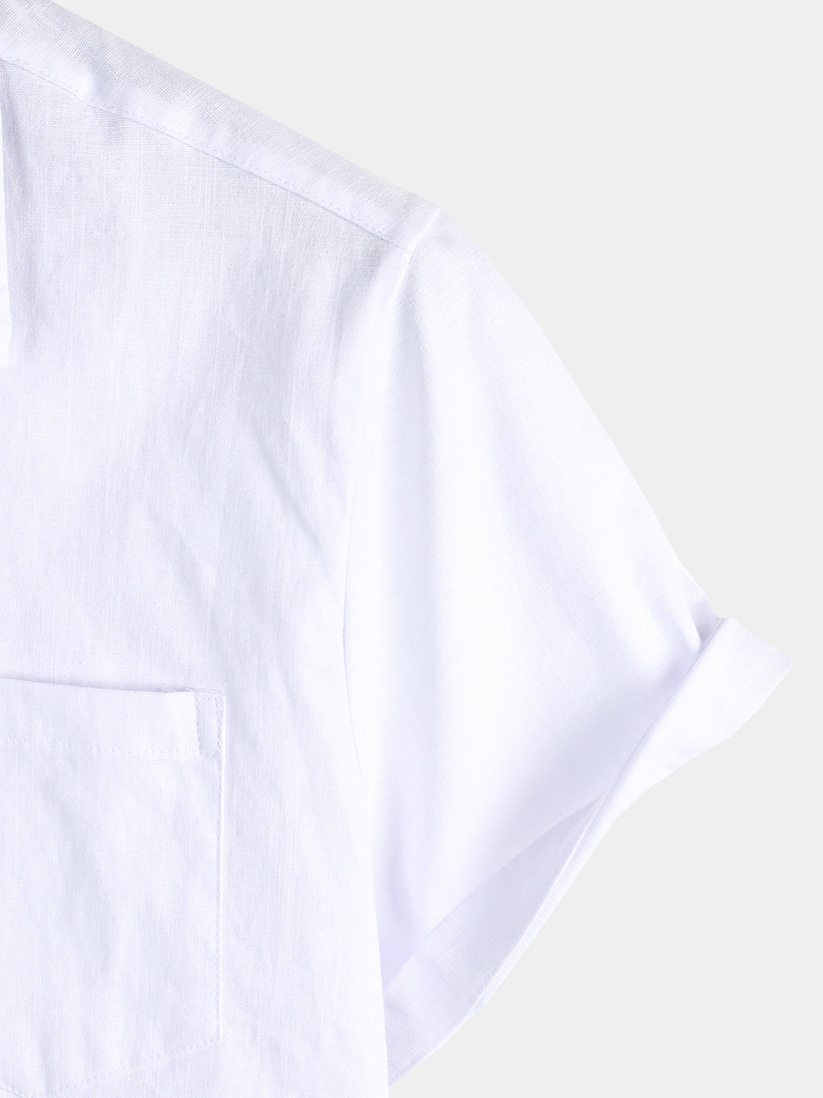 Solid Color Short-Sleeve Shirt