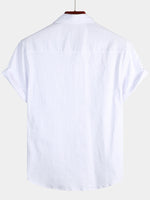 Solid Color Short-Sleeve Shirt
