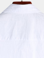 Solid Color Short-Sleeve Shirt