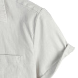Cotton Casual Shirt with Short Sleeves for Men