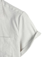 Cotton Casual Shirt with Short Sleeves for Men