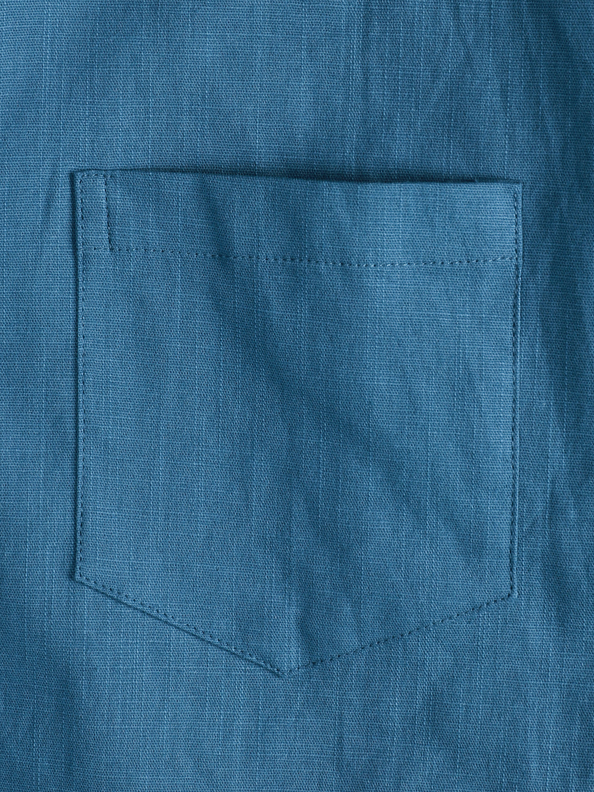 Solid Color Short-Sleeve Shirt