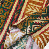 Tribal Stripe Vintage Style Casual Short Sleeve Shirt